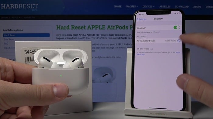 UNPAIR AIRPODS FROM IPHONE