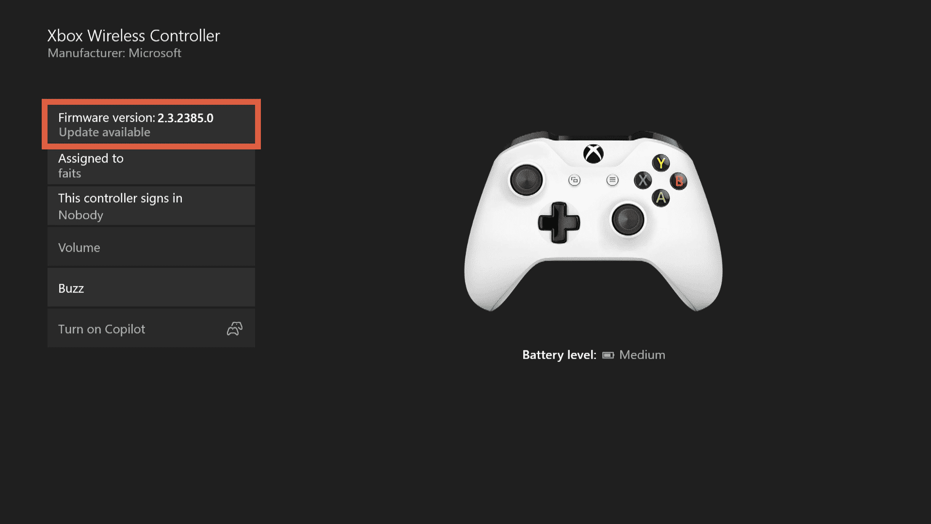 Update Xbox One Controller Firmware Wirelessly