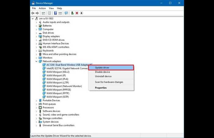 Windows 10 Device Manager update driver