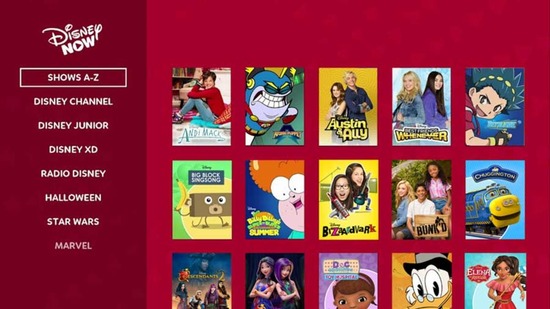 Activate Disney Now on Android TV