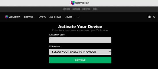 Activate-Univision