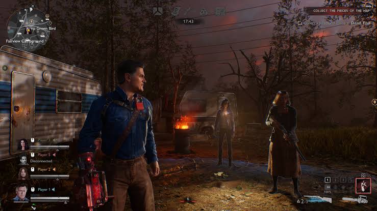 Evil Dead The Game Crossplay between PS4 and PS5