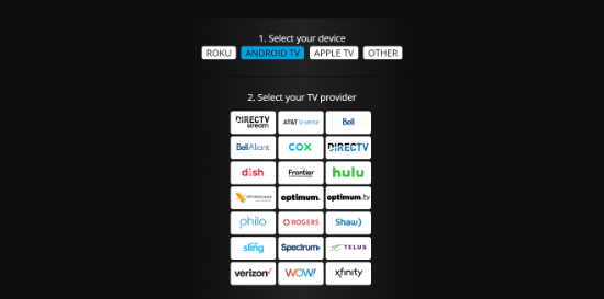 Activate AETV.com on Android TV