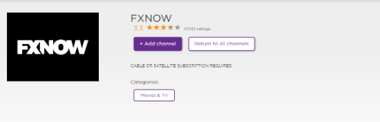 Activate FXNetworks on Roku