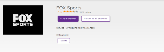Activate Foxsports.com on Roku