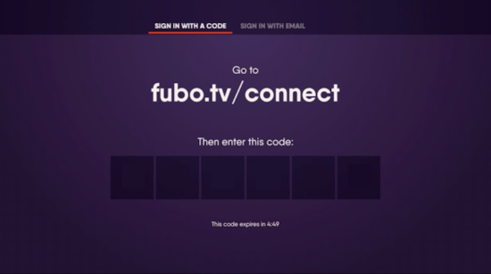 Activate Fubo.tv on Android TV