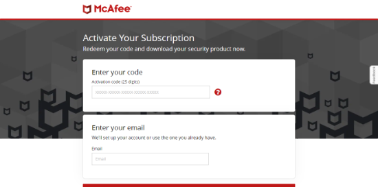 Activate Mcafee.com on Android TV