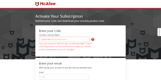 Common Issues while Activating Mcafee.com