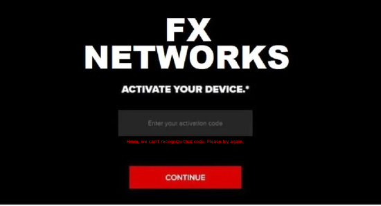 Common Issues while activating FXNetworks