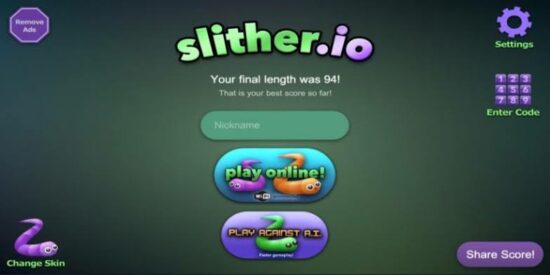 Slitherio Unblocked: Free Online Games In 2024